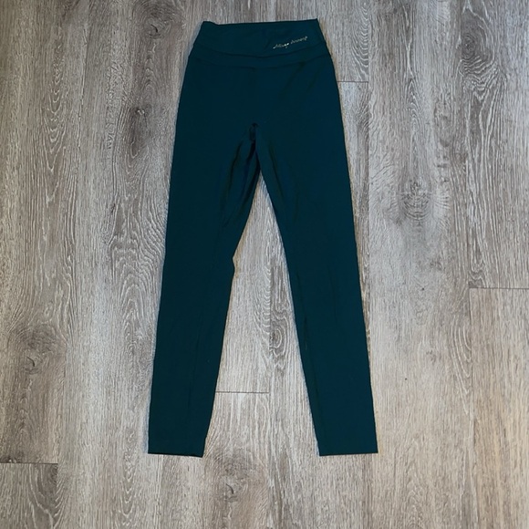 Gymshark Leggings x Whitney Simmons limited edition scrunch butt dark green xs - Picture 1 of 7